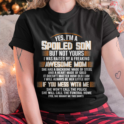 Raised By A Freaking Awesome Mom - FROM MOM TO SON - KATE0 (SKU26T-01-45-00)