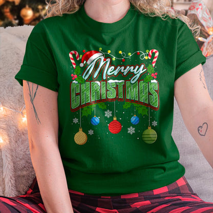 Merry Christmas Matching Family Merry Christmas Xmas T-Shirt (SKU-MRCM-21) FMA