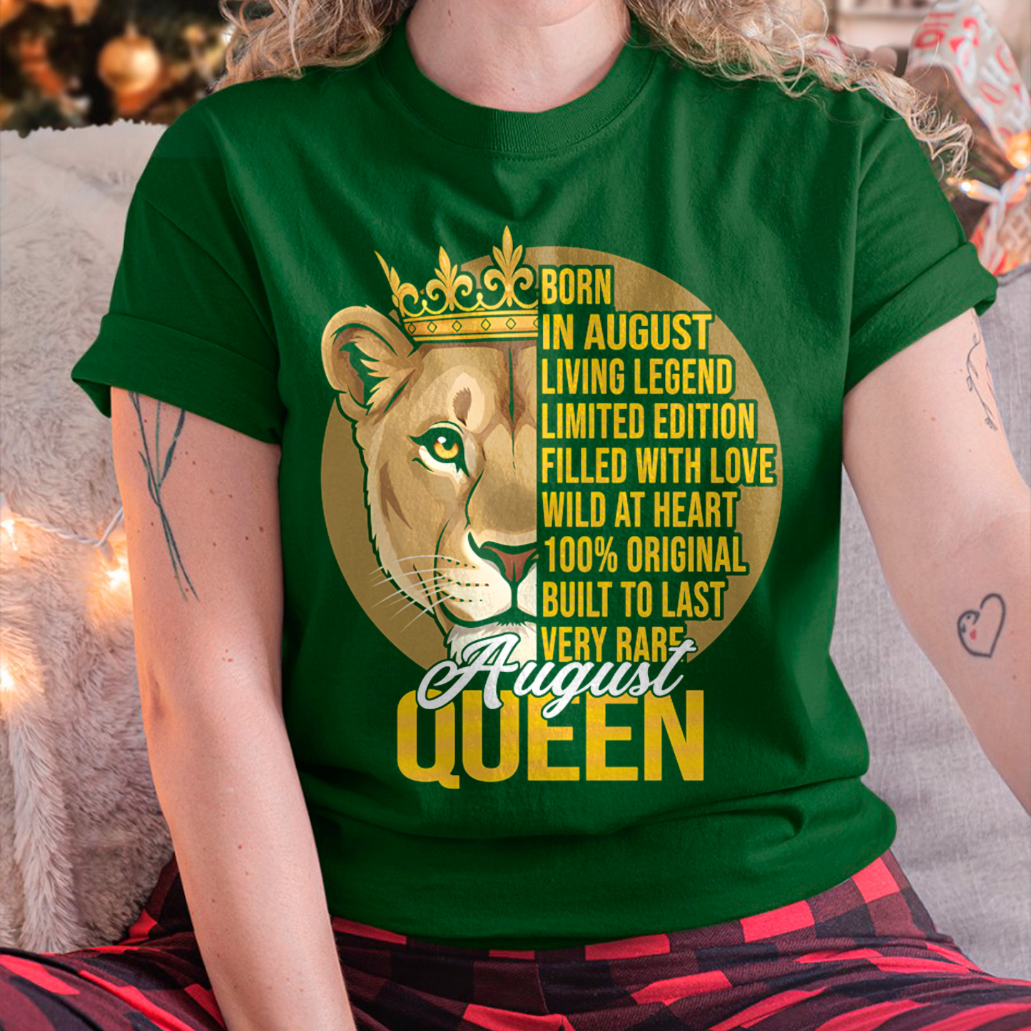 AUGUST – August Girl Shirt Born In August Living Legend Limited Edition Wild At Heart Very Rare (SKU2602-223-08)