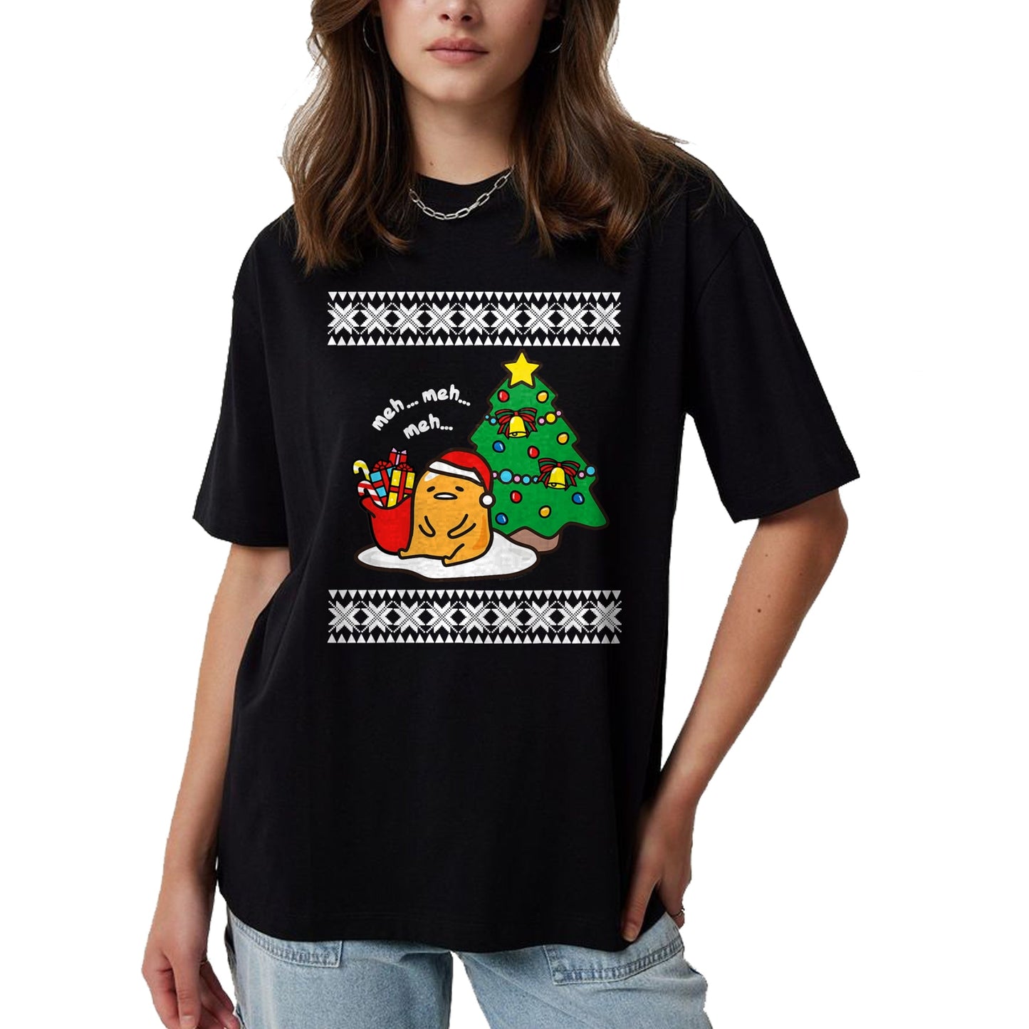 Gudetama Ugly Christmas T-Shirt - Christmas Unisex T-Shirt/Hoodie/Sweatshirt - HNDS00