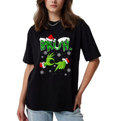 Bruh 67 Six Seven 6 7 Meme Christmas Funny Gen Alpha Slang T-Shirt  - Christmas Unisex T-Shirt/Hoodie/Sweatshirt - HNDS00