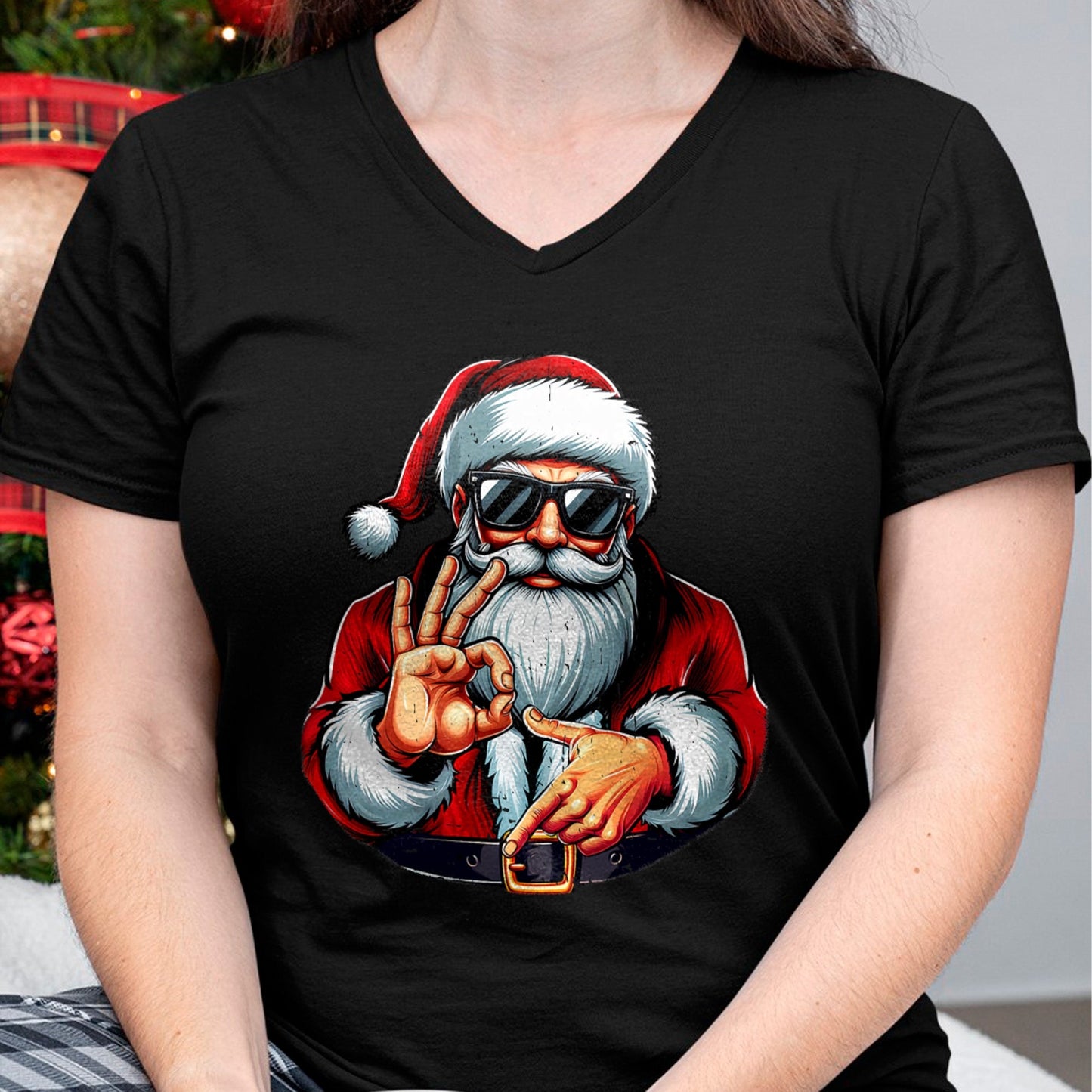 Funny Six Seven 6 7 Meme Santa Christmas Shirt Men Boys Teen T-Shirt - Christmas Unisex T-Shirt/Hoodie/Sweatshirt - HNDS00