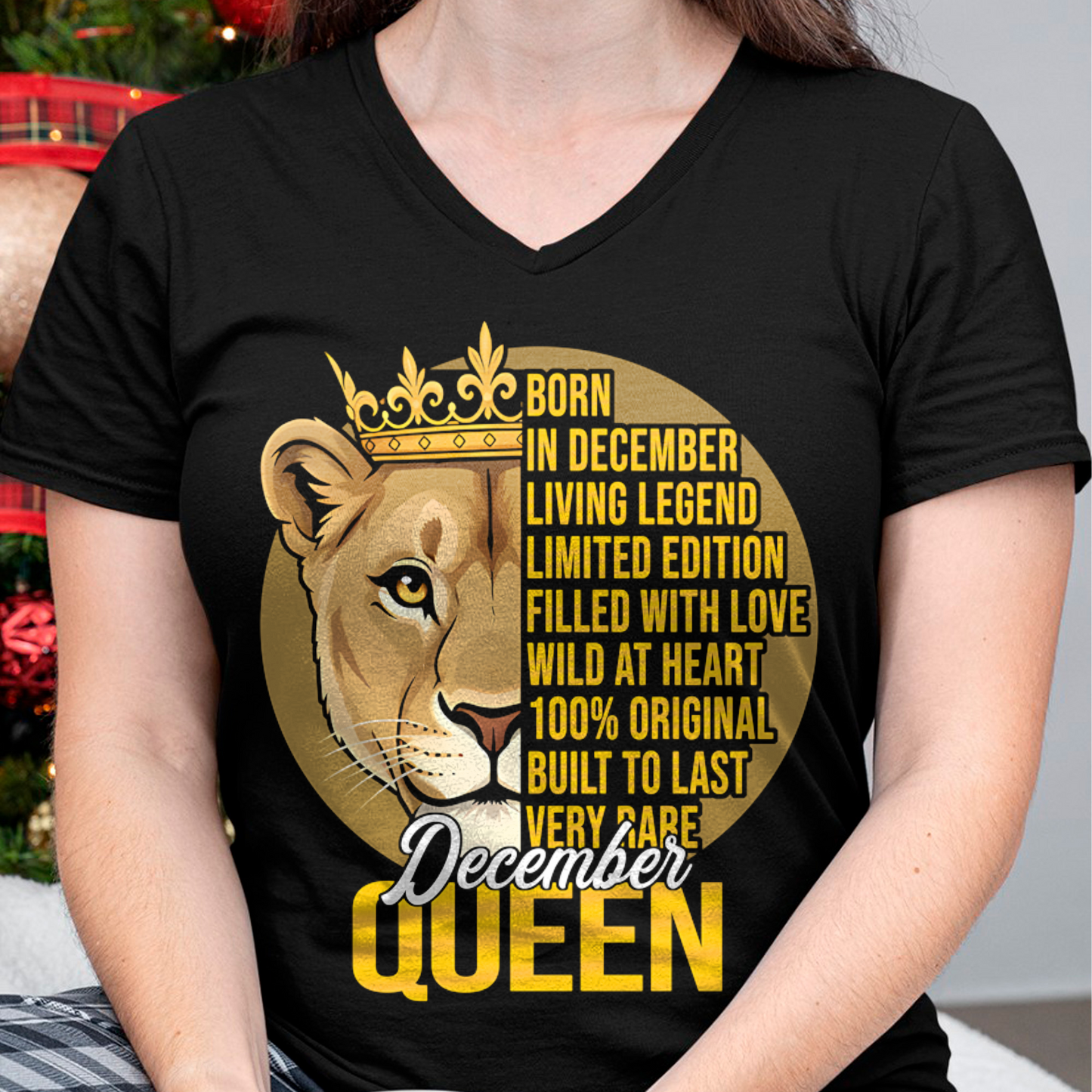 DECEMBER – December Girl Shirt Born In December Living Legend Limited Edition Wild At Heart Very Rare (SKU2602-223-12)