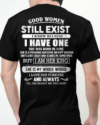 JUNE - GOOD WOMEN STILL EXIST - PERFECT GIFT FROM WIFE, GIRLFRIEND - KATE06 (SKU12-306-06)