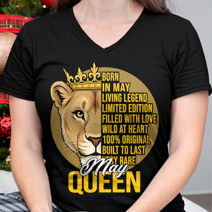 MAY – May Girl Shirt Born In May Living Legend Limited Edition Wild At Heart Very Rare (SKU2602-223-05)