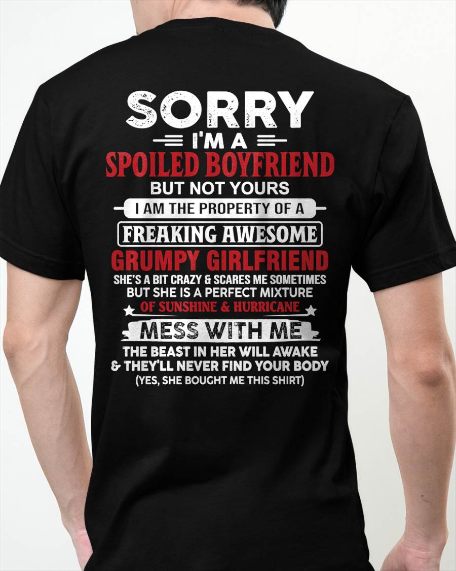 Spoiled Boyfriend - Perfect Gift From Girlfriend - KATE00 (SKU11-18-00)