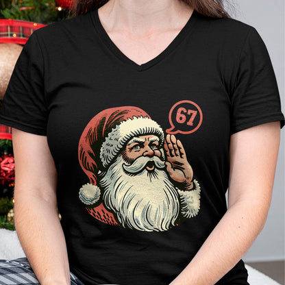67 Christmas Funny Six Seven Meme Brainrot Santa Claus Boys T-Shirt - Christmas Unisex T-Shirt/Hoodie/Sweatshirt - HNDS00