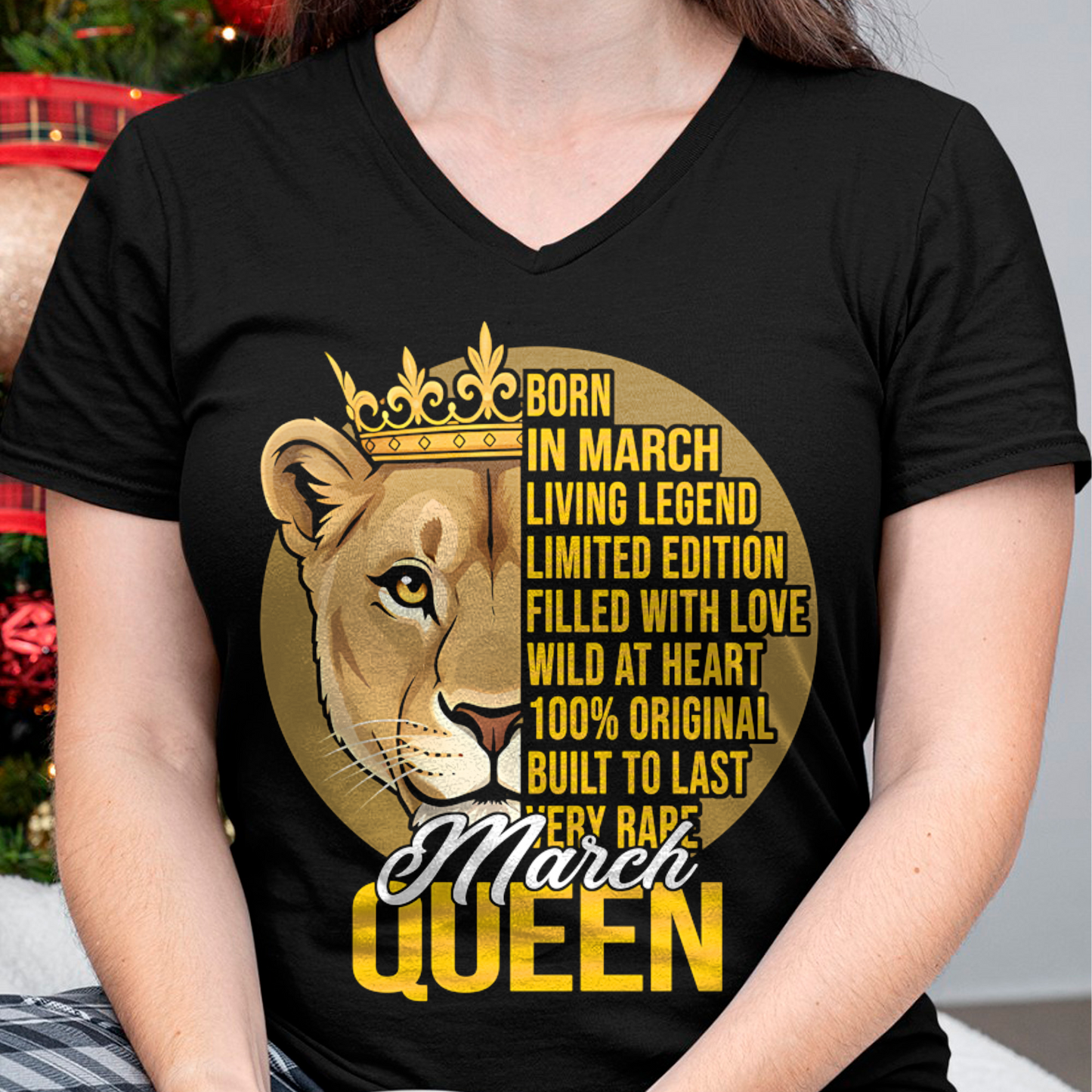 MARCH – March Girl Shirt Born In March Living Legend Limited Edition Wild At Heart Very Rare (SKU2602-223-03)