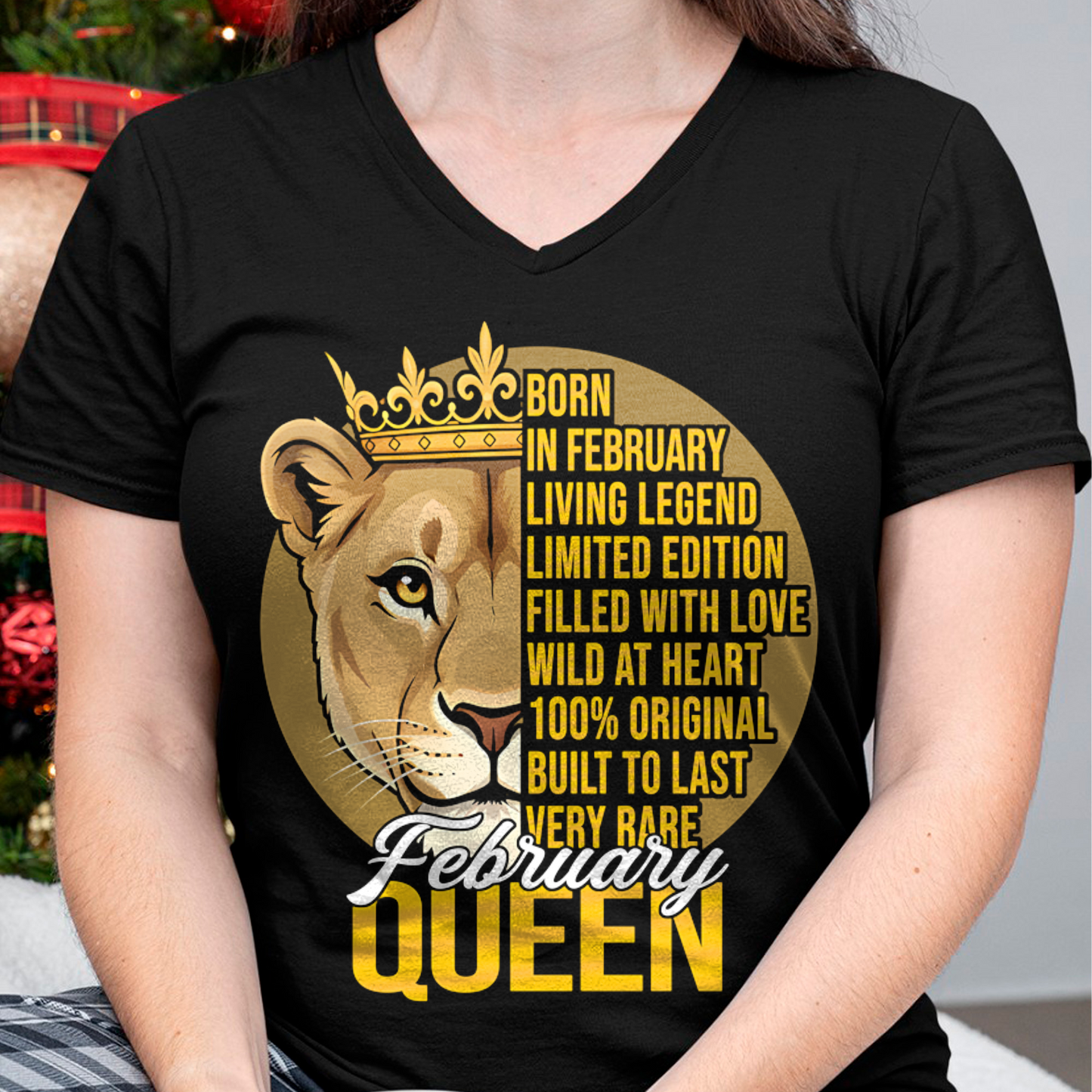 FEBRUARY – February Girl Shirt Born In February Living Legend Limited Edition Wild At Heart Very Rare (SKU2602-223-02)