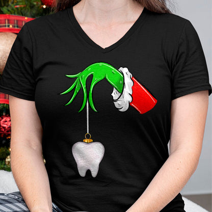 Christmas Tooth Dentist Dental Assistant Teeth Xmas Pajamas T-Shirt - Christmas Unisex T-Shirt/Hoodie/Sweatshirt - HNDS00