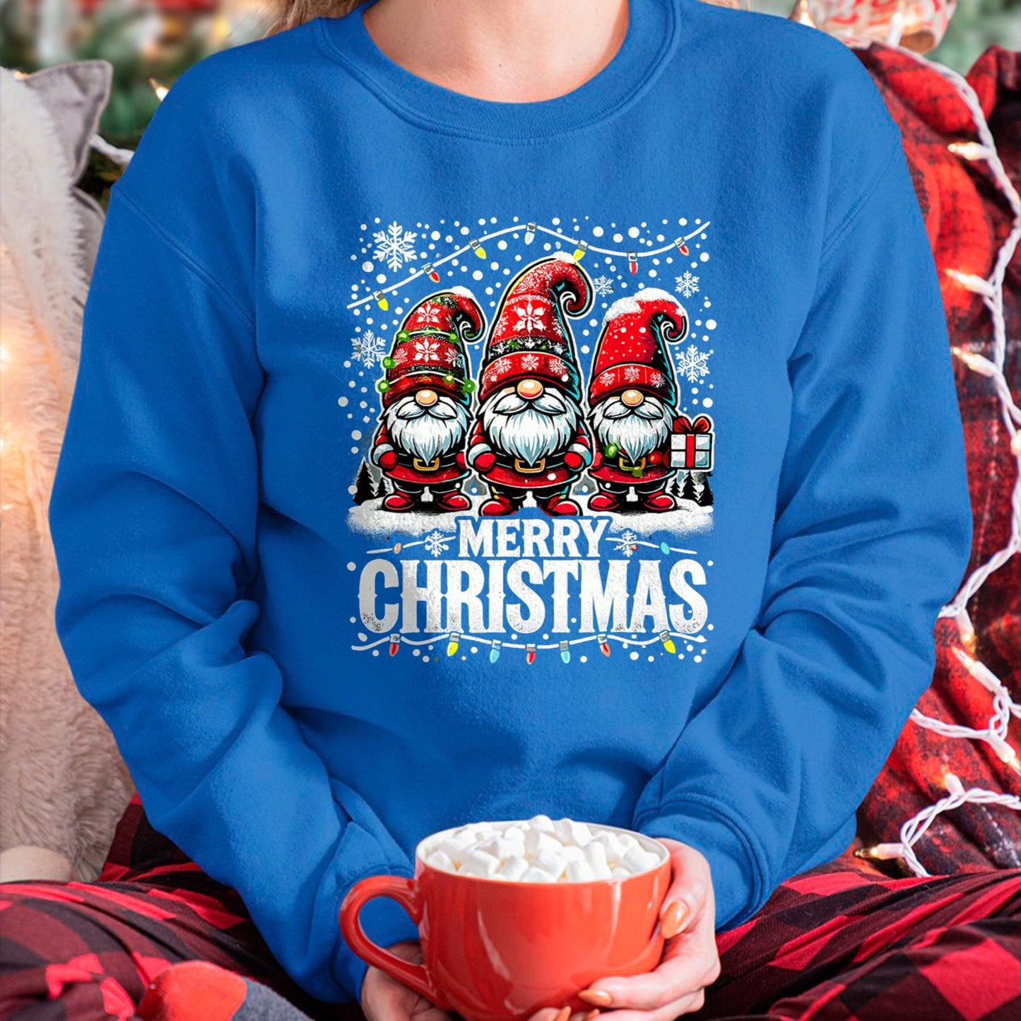 Merry Christmas Gnome Funny Family Christmas T-Shirt (SKU-MRCM-17) FMA