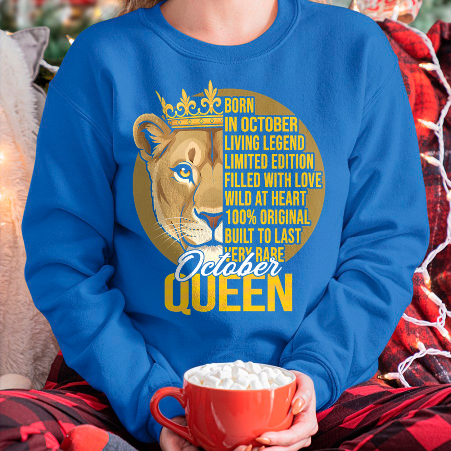 OCTOBER – October Girl Shirt Born In October Living Legend Limited Edition Wild At Heart Very Rare (SKU2602-223-10)