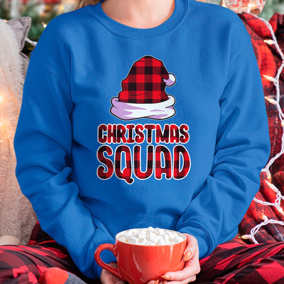 Christmas Squad Family Group Matching Christmas Party Pajama T-Shirt - Christmas Unisex T-Shirt/Hoodie/Sweatshirt - HNDS00
