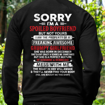 December - Spoiled Boyfriend - Perfect Gift From Girlfriend - KATE12 (SKU11-18-12)