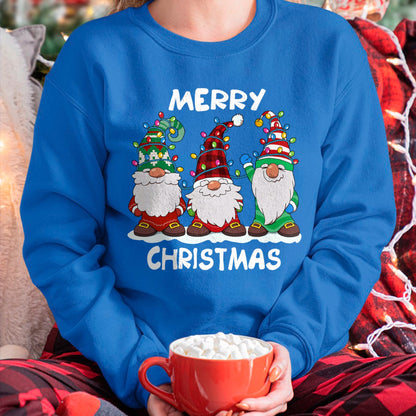 Merry Christmas Gnomes Xmas Family Men Women T-Shirt (SKU-MRCM-18) FMA