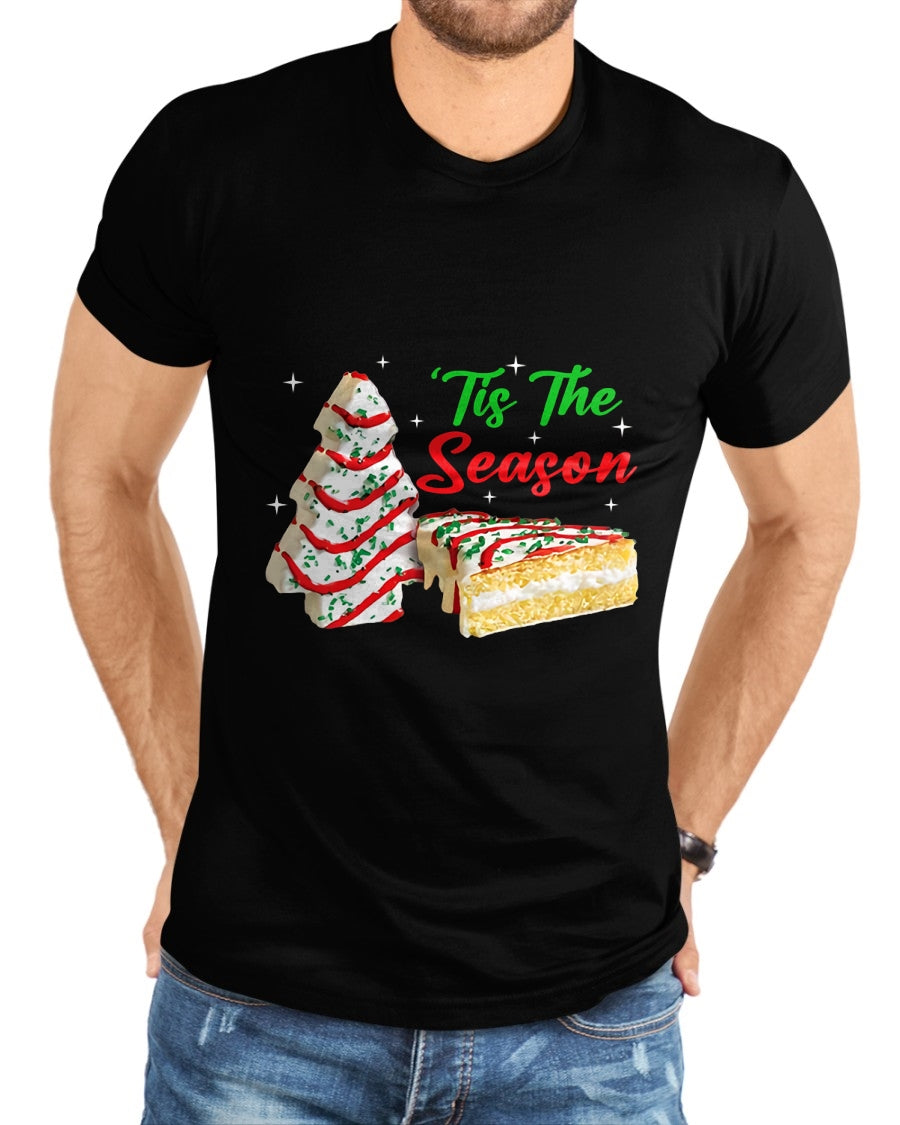 Funny Tis The Season Design Christmas Tree Cakes Debbie T-Shirt - Christmas Unisex T-Shirt/Hoodie/Sweatshirt - HNDS00