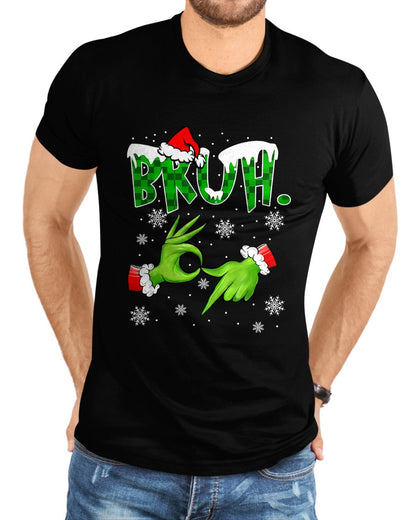 Bruh 67 Six Seven 6 7 Meme Christmas Funny Gen Alpha Slang T-Shirt  - Christmas Unisex T-Shirt/Hoodie/Sweatshirt - HNDS00