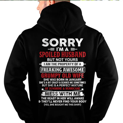 January - Spoiled Husband - Perfect Gift From Wife - KATE01 (SKU11-02-01)