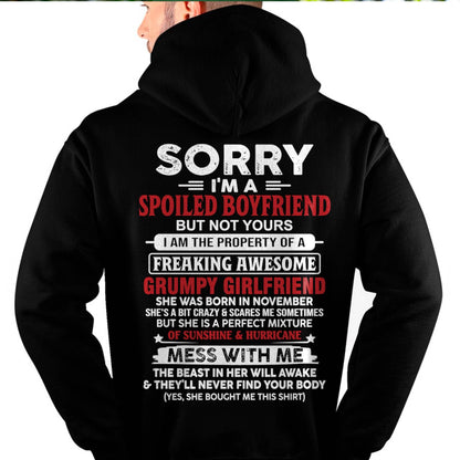 November - Spoiled Boyfriend - Perfect Gift From Girlfriend - KATE11 (SKU11-18-11)