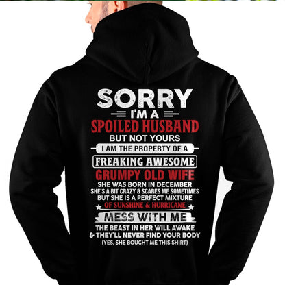 December - Spoiled Husband - Perfect Gift From Wife - KATE12 (SKU11-02-12)