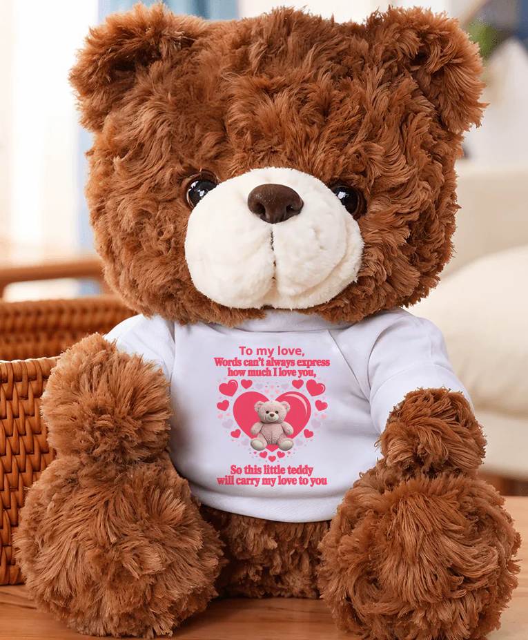 TO MY LOVE - TEDDY BEAR, PERFECT GIFT FOR YOUR SOULMATE - KATE00