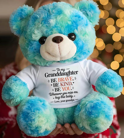 TO MY GRANDDAUGHTER - TEDDY BEAR, A BIG HUG FROM GRANDPA - KATE00