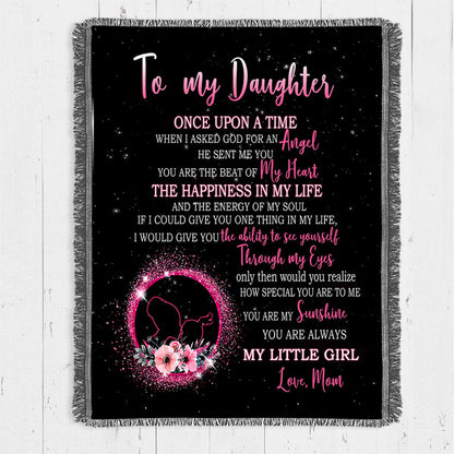 BLANKET FOR DAUGHTER - GIFT FROM MOM - COMFORT & WARMTH GIFT