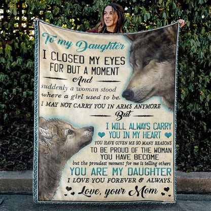 Special Gift For Your Daughter Blanket - From Mom
