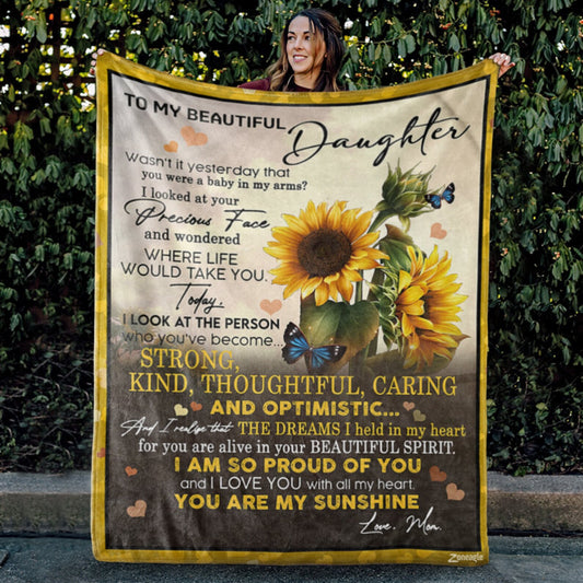 Special Gift For Your Daughter Blanket - From Mom