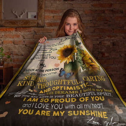 Special Gift For Your Daughter Blanket - From Mom