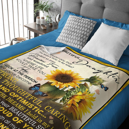 Special Gift For Your Daughter Blanket - From Mom