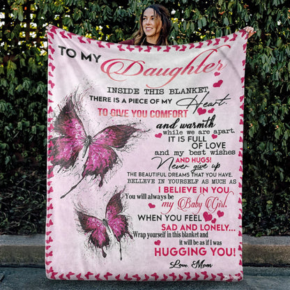 Special Gift For Your Daughter Blanket - From Mom