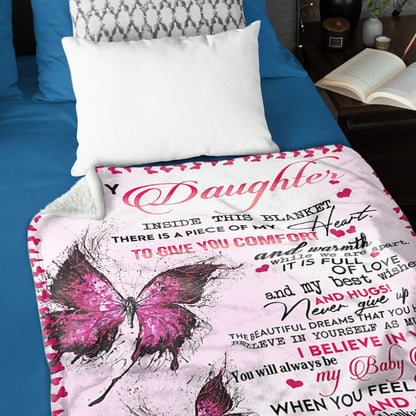 Special Gift For Your Daughter Blanket - From Mom