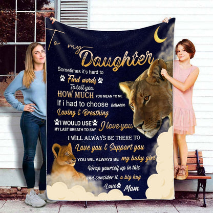Special Gift For Your Daughter Blanket - From Mom
