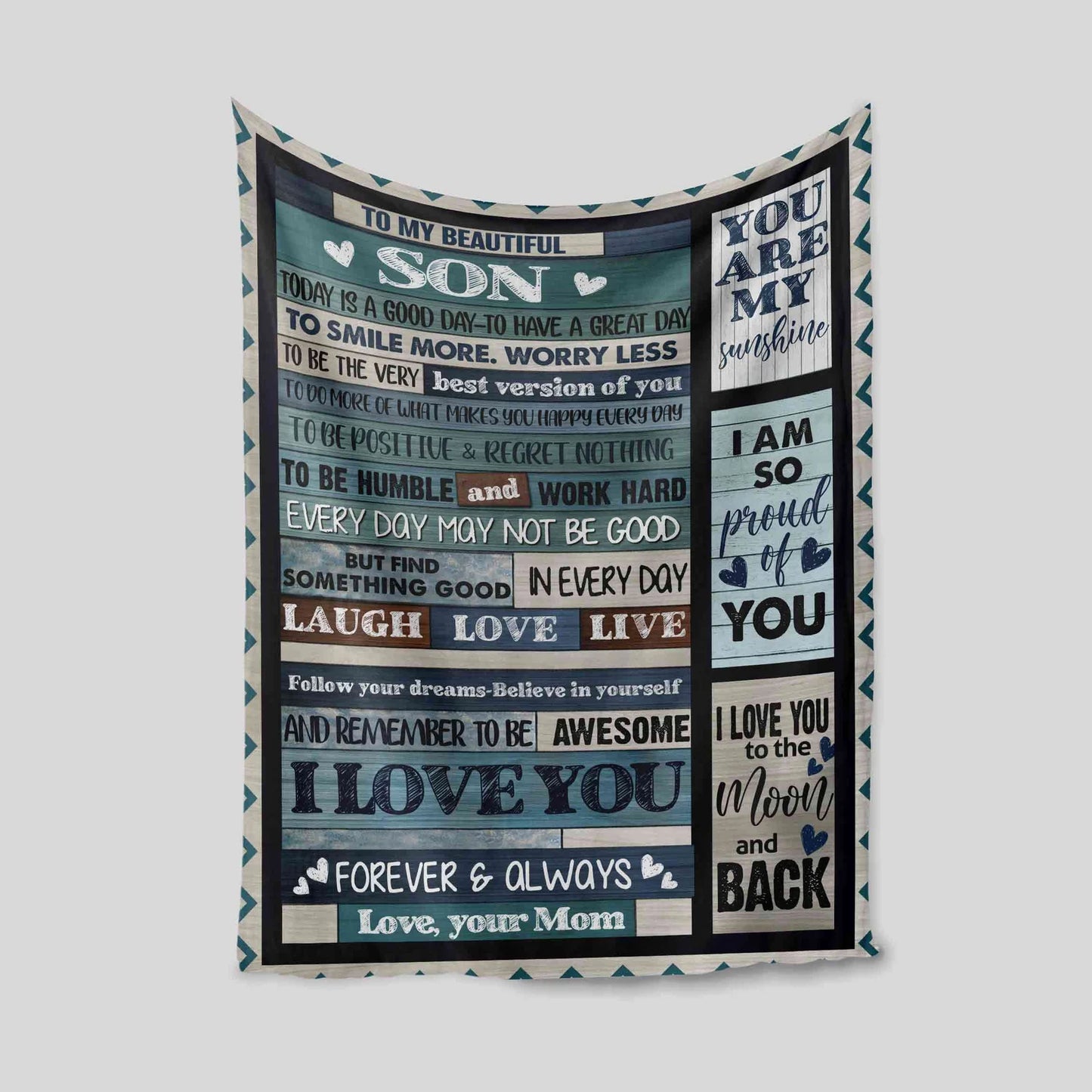 Special Gift For Son Blanket - From Mom