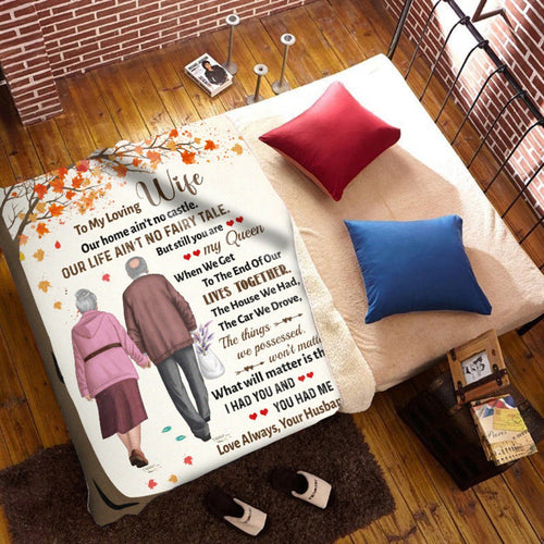 Special Gift For Wife Blanket - From Husband