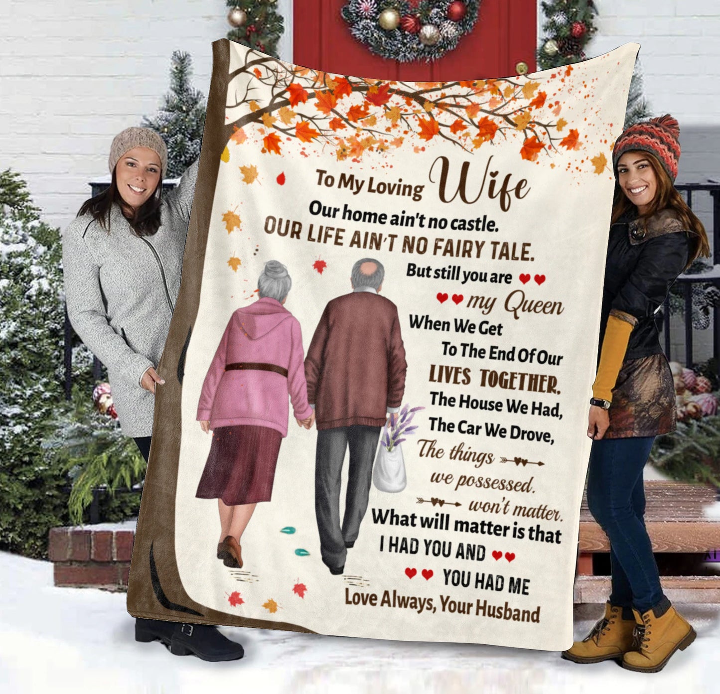 Special Gift For Wife Blanket - From Husband