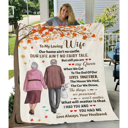 Special Gift For Wife Blanket - From Husband