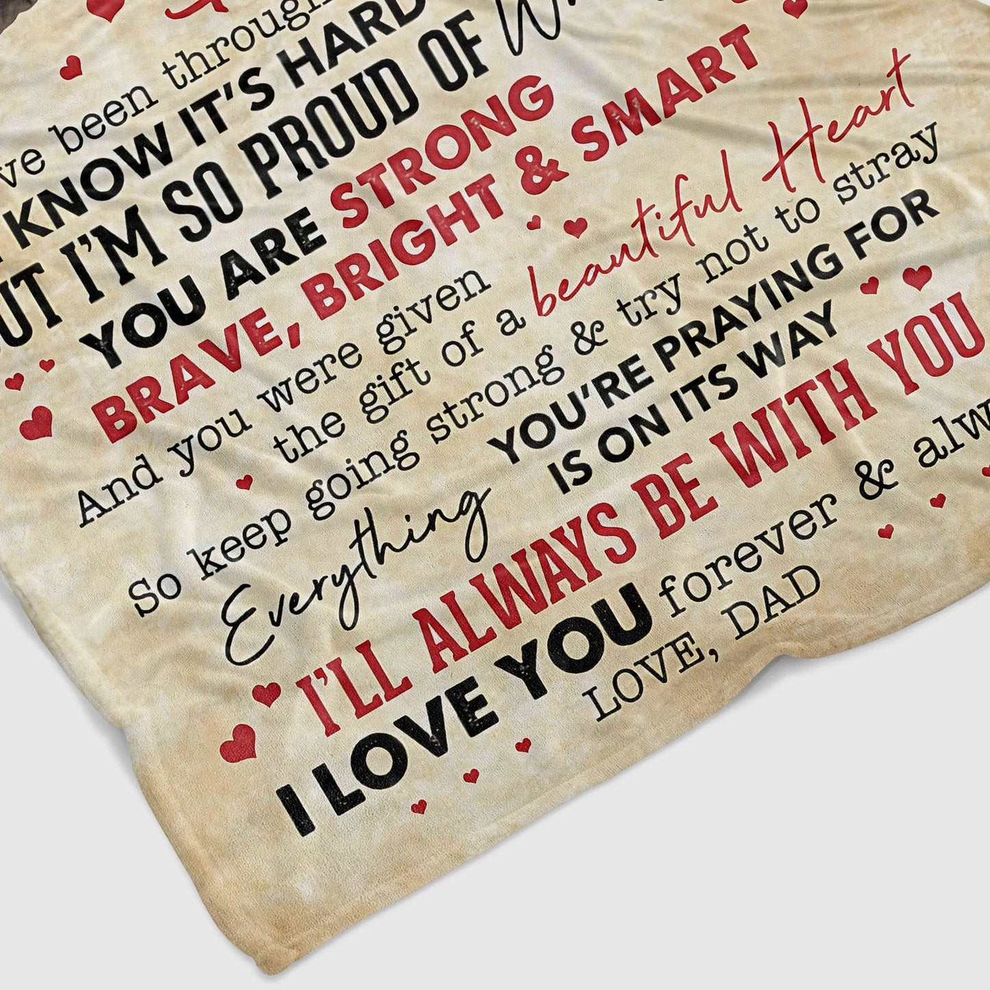 Special Gift For Your Daughter Blanket - From Dad