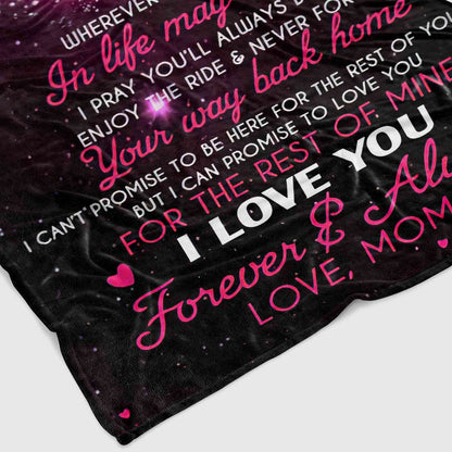 Special Gift For Your Daughter Blanket - From Mom