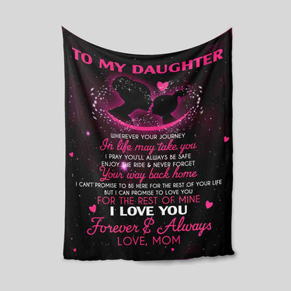 Special Gift For Your Daughter Blanket - From Mom