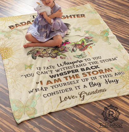 Special Gift For Your Granddaughter Blanket - From Grandma