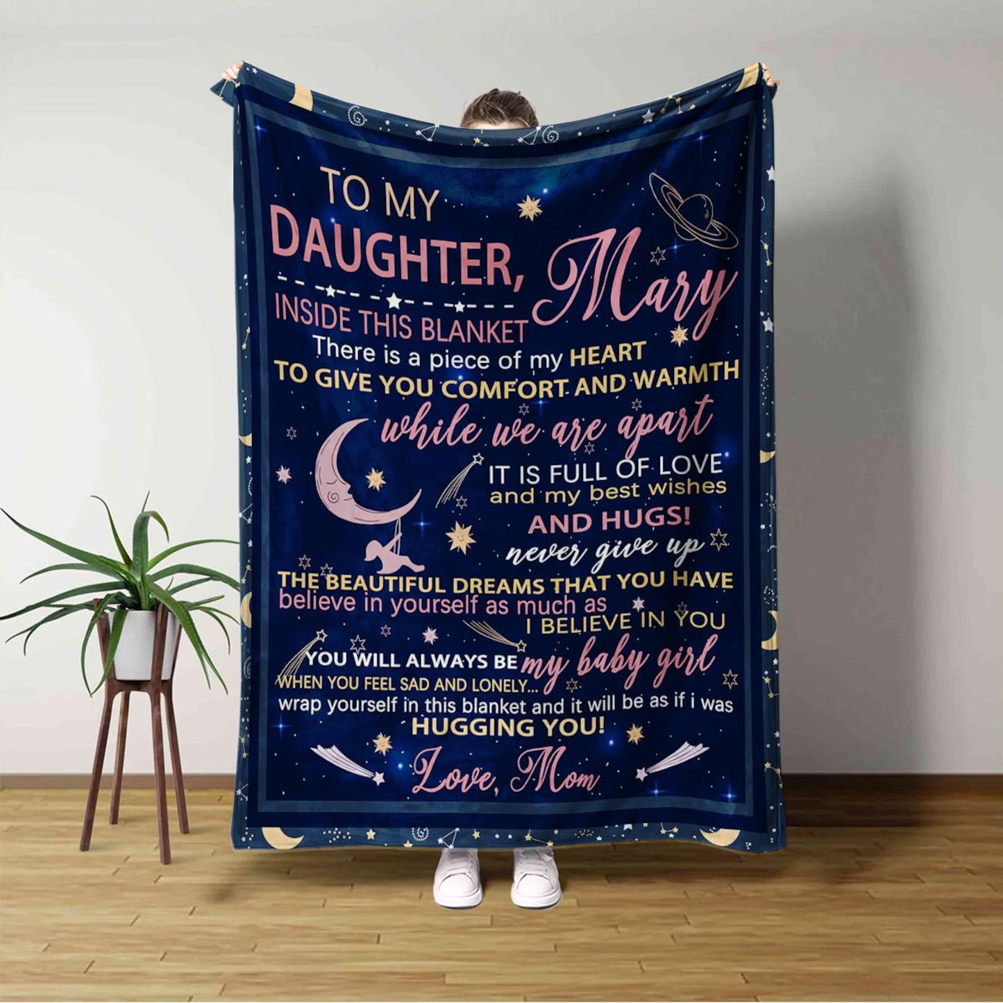Special Gift For Daughter Blanket - From Mom