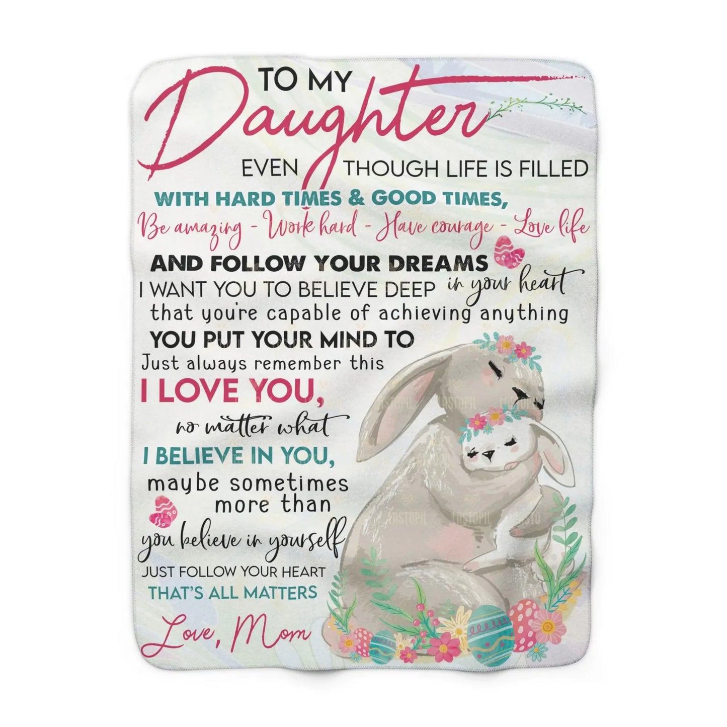 Special Gift For Your Daughter Blanket - From Mom