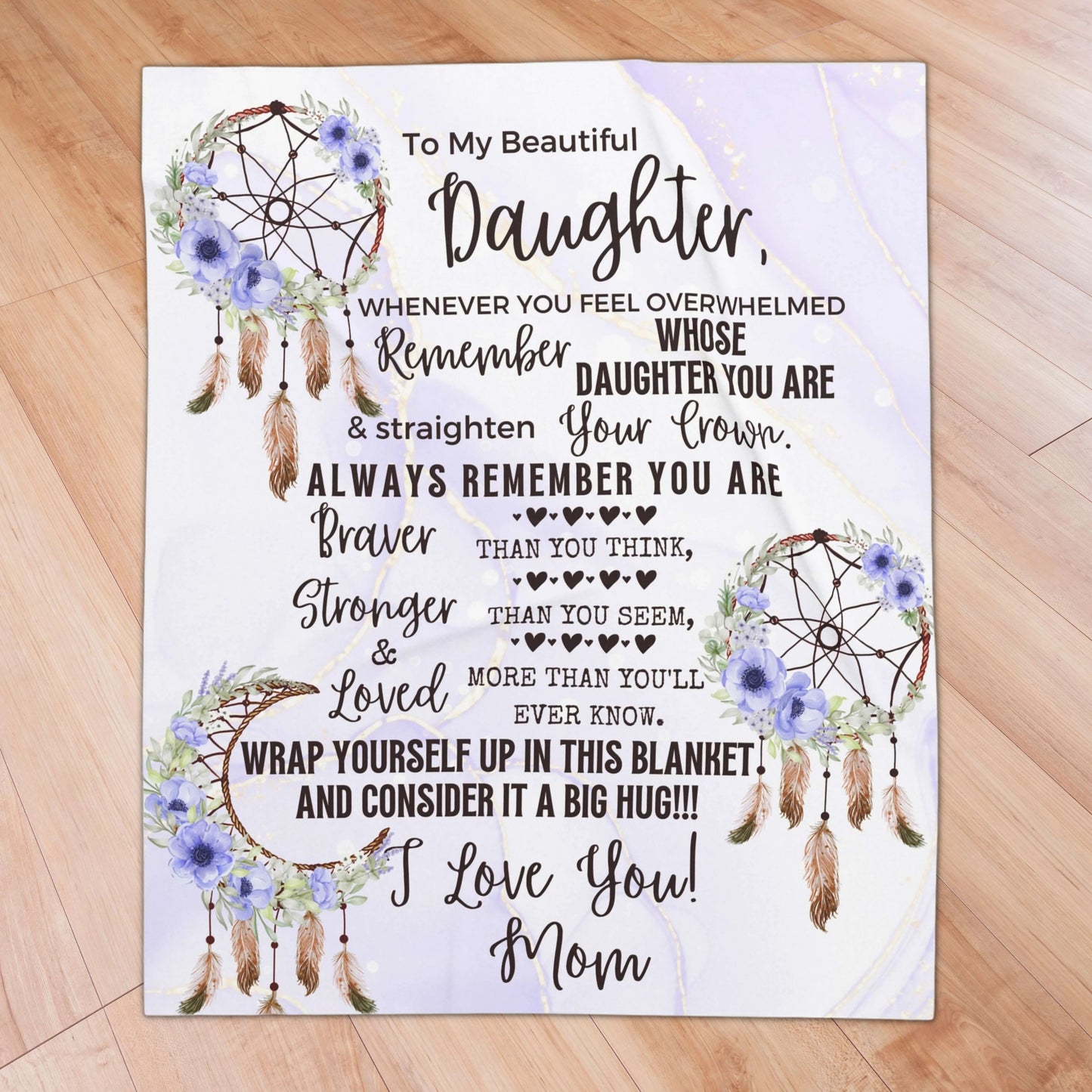 Special Gift For Your Daughter Blanket - From Mom
