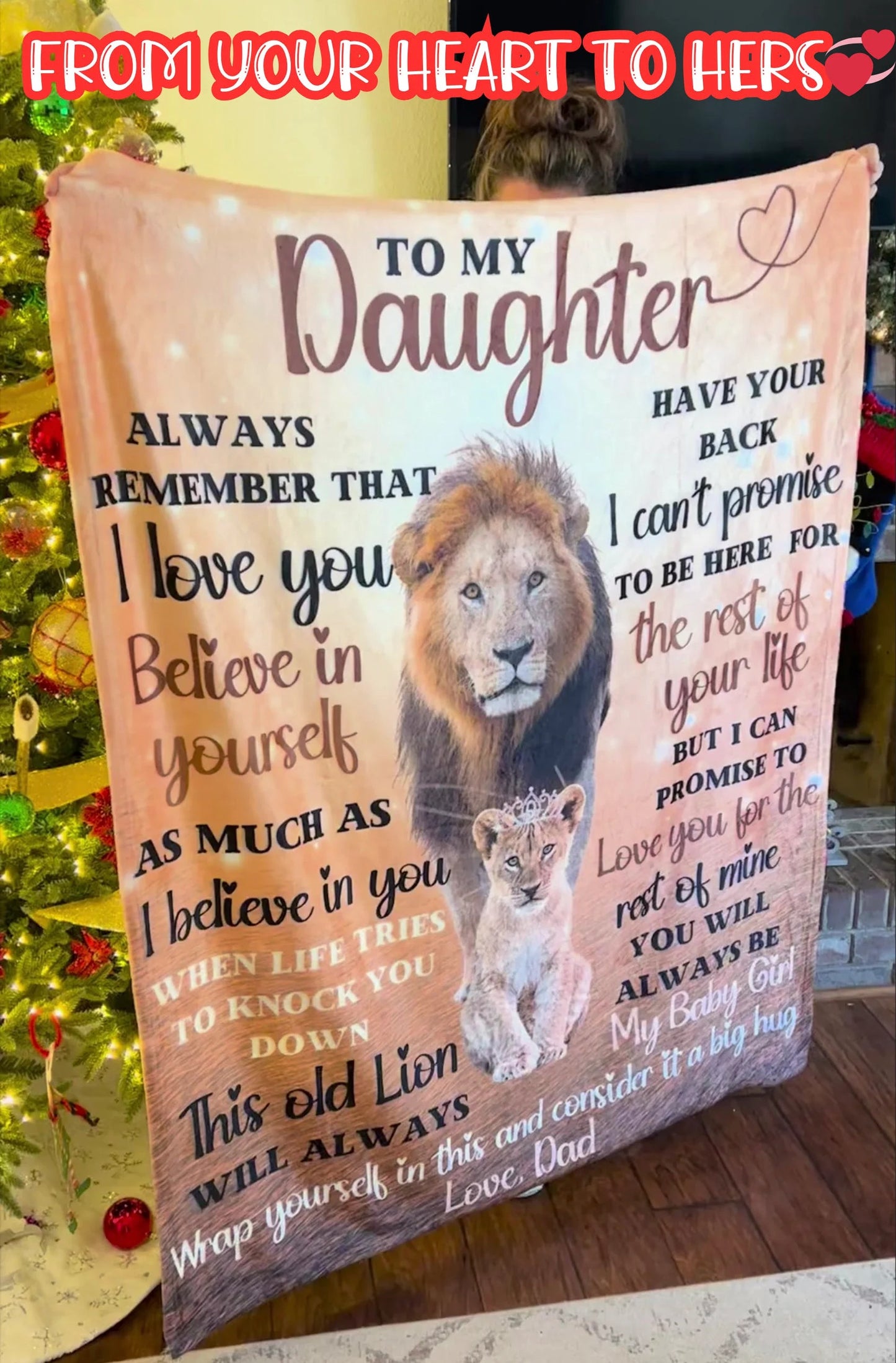 Special Gift For Your Daughter Blanket - From Dad