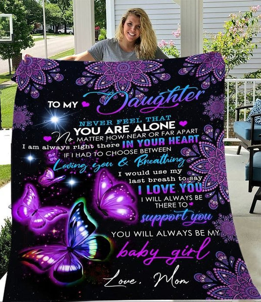 Special Gift For Your Daughter Blanket - From Mom