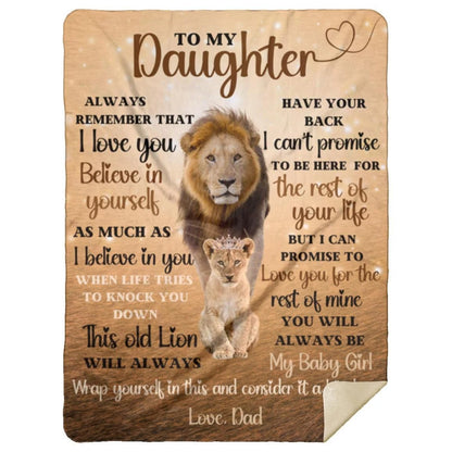 Special Gift For Your Daughter Blanket - From Dad