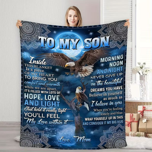 Special Gift for Your Son - From Mom Blanket (SKUB11-59)