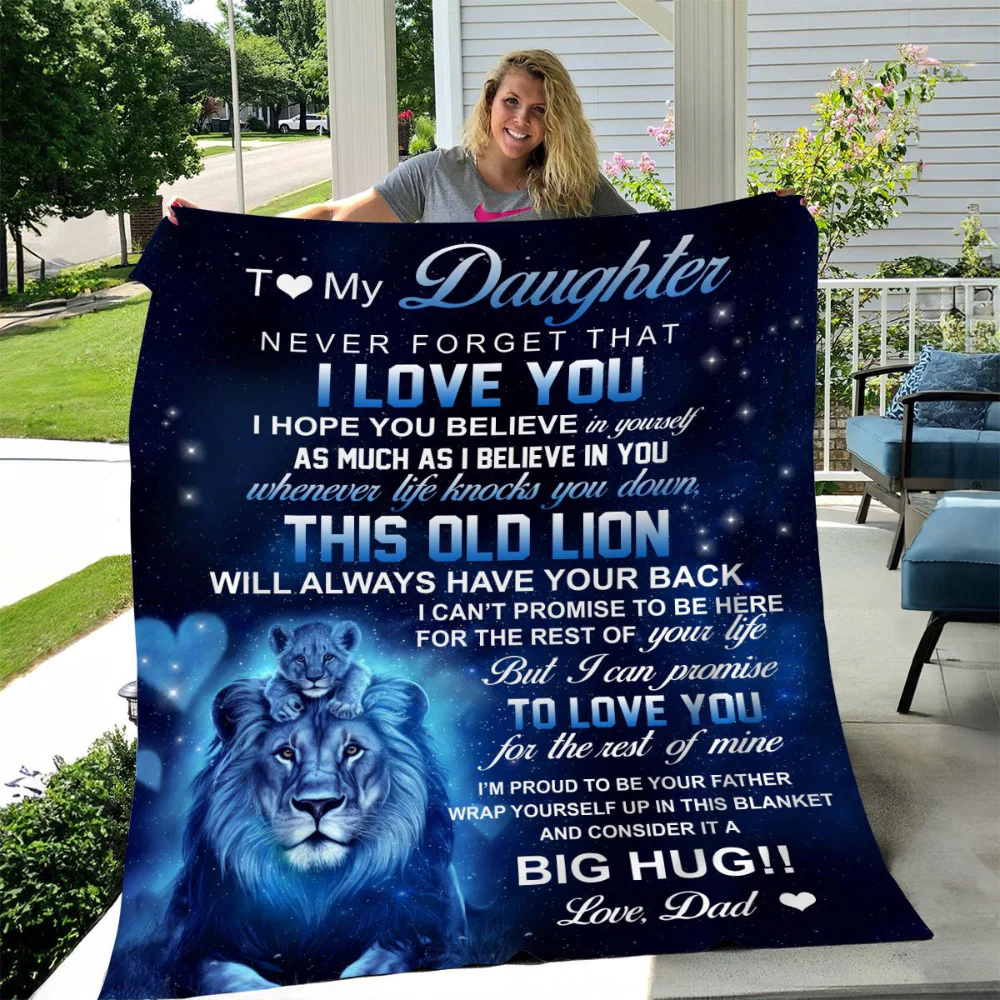 Special Gift For Your Daughter Blanket - From Dad